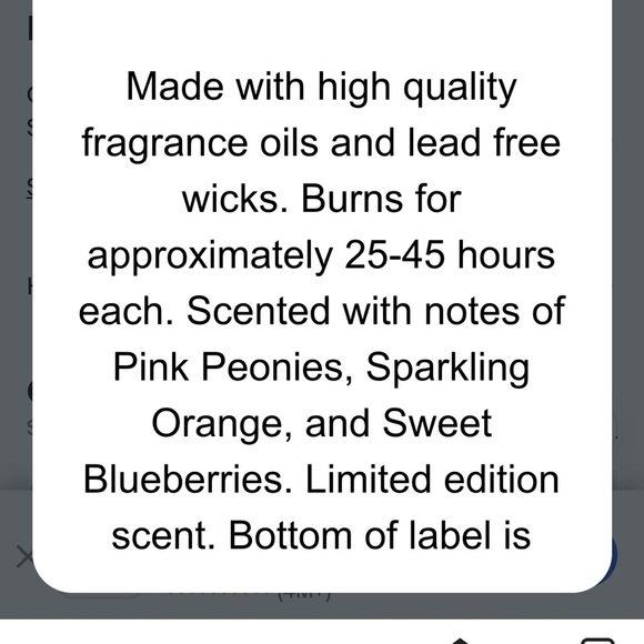 Bath & Body Works 3 Wick Love Hearts & Flowers Scented Candle 14.5 oz - Picture 6 of 6